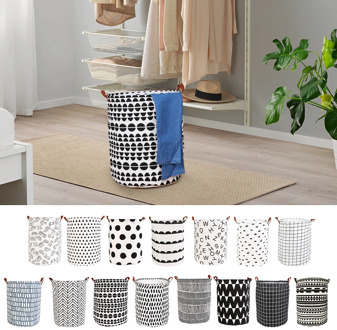 1pc Foldable Laundry Basket Large Capacity Laundry Hamper Dirty Clothes Storage Organizer Bucket Household Storage Bag Hot Sale
