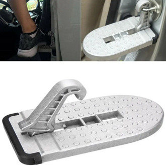 1pc Folding Car Door Latch Hook Step Mini Foot Pedal Ladder For Jeep SUV Truck Roof