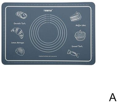 1Pc Food Grade Silicone Kneden Deeg Pad Keuken Brood Pad Meel Gereedschap Dikker Meel Bakken Non-Slip Pad o0Y3