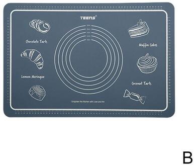 1Pc Food Grade Silicone Kneden Deeg Pad Keuken Brood Pad Meel Gereedschap Dikker Meel Bakken Non-Slip Pad o0Y3