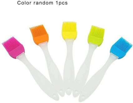 1Pc Food Grade Siliconen Hittebestendig Barbecue Borstel Boter Borstel Olie Kruiden Borstel Kleur Willekeurige