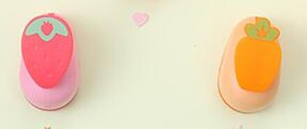 1Pc Fruit Serie Nietmachines, Aardbei Bloem Vlinder Grenen Patroon, Decoratie Kantoorbenodigdheden (Ss-475)