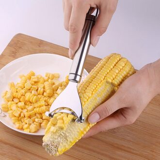 1PC Fruit & Vegetable Gereedschap/Maïs Strippe Maïs Dorsen Apparaat Rvs Corn Stripper Peeling Maïs Kerneler dunschiller