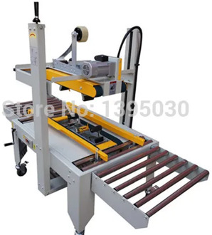 1PC FXJ-6050 220V 180W Large Semi-Auto Box Case Carton Tape Sealer Machine Sealing With English Manual
