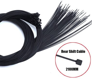 1Pc Gecoat Shifting Fiets Kabel Voor Mtb Racefiets Shifter Voorrem Achter Derailleur Remkabel 2100Mm 1550mm 1700Mm 1100Mm Shifter achterkant