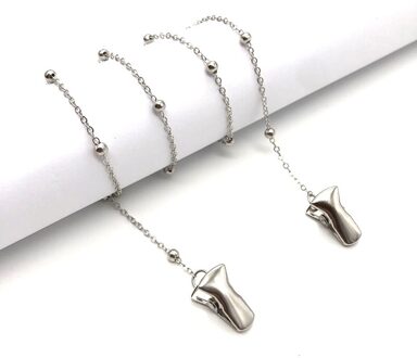 1Pc Gezichtsmasker Lanyard Masker Opknoping Touw Ketting Hals Glazen Ketting Verstelbare Anti-verloren Veiligheid Masker Traceless Oor opknoping Touw