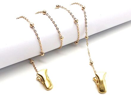 1Pc Gezichtsmasker Lanyard Masker Opknoping Touw Ketting Hals Glazen Ketting Verstelbare Anti-verloren Veiligheid Masker Traceless Oor opknoping Touw