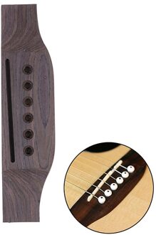 1Pc Gitaar Onderdelen Zadel Thru Gitaar Brug Voor Akoestische Gitaar Palissander Gitaar Toebehoren