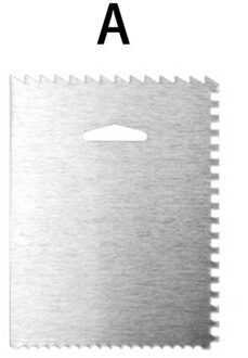 1Pc Gladde Rand Fondant Schraper Spatels Bakken Gebak Gereedschap Rvs Cake Decorating