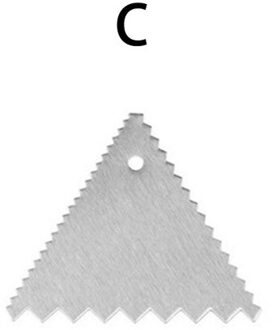 1Pc Gladde Rand Fondant Schraper Spatels Bakken Gebak Gereedschap Rvs Cake Decorating