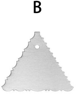 1Pc Gladde Rand Fondant Schraper Spatels Bakken Gebak Gereedschap Rvs Cake Decorating