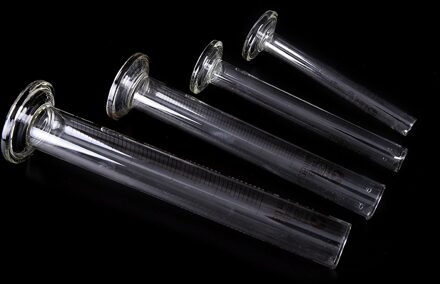 1pc Glas Meten Cilinders 50ml Afgestudeerd Glazen Meten Cilinder Chemie Laboratorium Meten