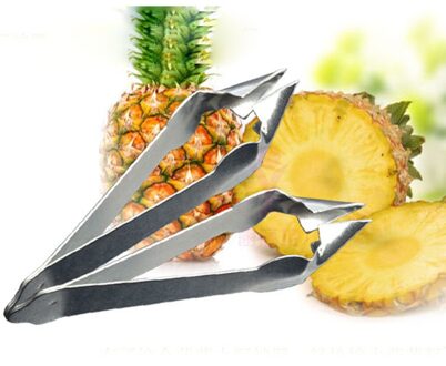 1Pc Goedkope Ananas Eye Dunschiller Rvs Cutter Praktische Zaad Remover Clip Thuis Fruit Groente Gereedschap Keuken Gereedschap
