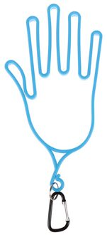 1Pc Golf Handschoenen Houder Golf Handschoenen Brancard Golfer Tool Gear Handschoenen Rack Droger Hanger Brancard Met Riem blauw