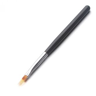 1pc Gradiënt Schilderen Pen Nail Art Tekening Borstel 14cm zacht duurzaam Zwart Houten Handvat Manicure Tool Nail borstel