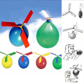 ! 1pc Grappige Ballon Helikopter Vliegen Outdoor Spelen Educatief Kinderen Speelgoed Verkoop