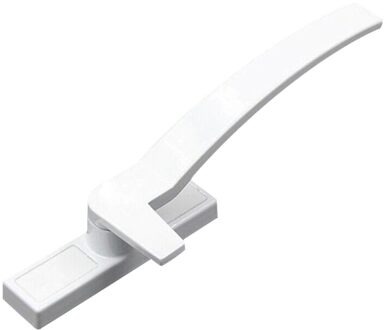 1Pc Grip Hand Zinklegering Praktische Vervanging Venster Vergrendeling Handvat Accessoires Installeren Hardware Montage Veiligheid Wit Tone rechtsaf