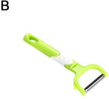 1Pc Groentesnijder Fruit Meloen Schaafmachine Rasp Keuken Gadgets Groente Potato Smerissen groen 2