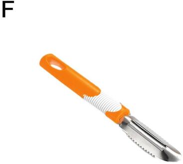 1Pc Groentesnijder Fruit Meloen Schaafmachine Rasp Keuken Gadgets Groente Potato Smerissen oranje 3