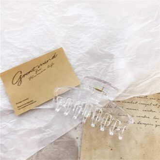 1Pc Grote Barrette Krab Haar Klauwen Bad Haar Klauw Paardenstaart Clip Grote Haar Klemmen Klauw Clip Mode Clip Voor vrouwen