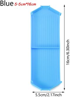 1Pc Grote Capaciteit Diamant Schilderij Lade Plastic Kralen Platen Diamant Schilderen Boor Plaat Kruissteek Borduurwerk Accessoires Style3-blauw