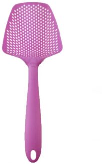 1Pc Grote Vergiet Scoop Keuken Accessoires Scoop Afvoer Gadgets Zeef Groenten Milieuvriendelijke Materiaal Keuken Gereedschap Roze
