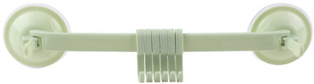 1Pc Haak Opknoping Planken Handdoekenrek Verstelbare Badkamer Accessoires Keuken Dubbele Zuignap Opbergrek YZ52-groen