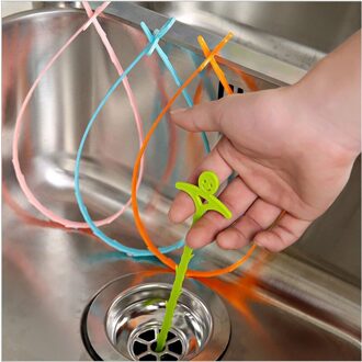 1Pc Haar Baggeren Haak Badkamer Afvoerputje Riool Bagger Keuken Baggeren Haak Cleaning Tools Kithchen Gadget Afvoer Schoonmaken Haak