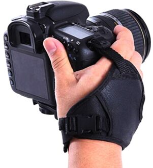 1Pc Hand Grip Camera Strap Pu Leather Hand Strap Voor Camera Camera Fotografie Accessoires Voor Dslr