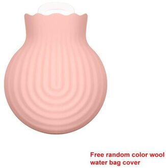 1Pc Hand Warmer Water Injectie Opbergtas Gereedschap Leuke Mini Warm Water Fles Draagbare Cartoon Water Injectie Fles roze S