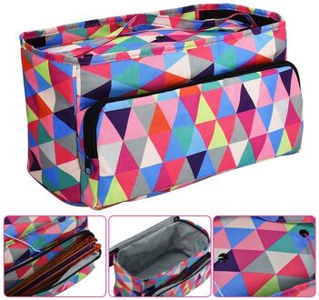 1pc Hand Wol Breien Craft Tote Opbergtas Oxford Doek Haak Garen Tool Organizer voor Thuis Borduren Naaien Accessoires