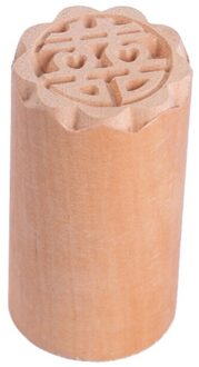 1pc Handleiding Ronde Hout Dessert Seal Stempel DIY Tool Pastry Cake Cookie Mallen Traditionele Chinese Maan Cakevorm Bakvormen mold A2