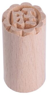 1pc Handleiding Ronde Hout Dessert Seal Stempel DIY Tool Pastry Cake Cookie Mallen Traditionele Chinese Maan Cakevorm Bakvormen mold A5