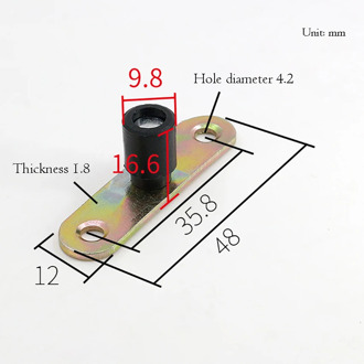 1Pc Hardware Meubels Schuifdeur Katrol Swing Stopper, Keuken Opknoping Deur Gids Wiel, schuifdeur Stop Slinger Katrollen A12