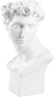 1Pc Hars Sculptuur Vaas Novel Hoofd Planter Imitatie Gips Succulente Planter