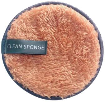 1Pc Herbruikbare Make-Up Remover Puff Microfiber Make-Up Remover Puff Huidvriendelijke Katoen Pad Voor Vrouwen Gezicht Make-Up Accessoires 02