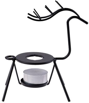 1pc Herten Vorm Afdichting Houten Wax Kachel Vintage Envelop Afdichting Stempel Wax Retro Fire Warmer Smeltoven Stempel Tool