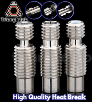 1PC high quality heat break for E3D V6 HOTEND Vocano heater block 1.75MM Filament Remote Feeding Tube 3D printer accessories