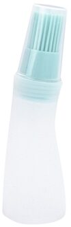 1Pc Hittebestendige Olie Fles Siliconen Borstel Keuken Bbq Tool groen