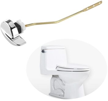 1Pc Hoek Montage Side Mount Wc Deurkruk Voor Toto Kohler Wc Tank (Zilver + Golden)