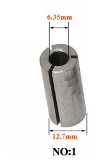 1Pc Hoge Cnc Router Bit Tool Adapters Precisie Adapter Collet Frees Houder 6Mm 6.35Mm 8Mm 10Mm 12Mm 12.7Mm nee.1