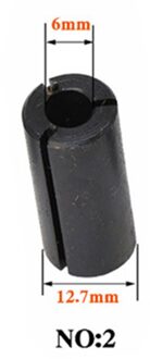 1Pc Hoge Cnc Router Bit Tool Adapters Precisie Adapter Collet Frees Houder 6Mm 6.35Mm 8Mm 10Mm 12Mm 12.7Mm nee.2