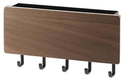 1Pc Home Muur Haak Opbergrek Sleutel Hanger Holder Opbergdoos Slaapkamer Haak Rack 5 Haken Home Decor 01