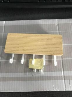 1Pc Home Muur Haak Opbergrek Sleutel Hanger Holder Opbergdoos Slaapkamer Haak Rack 5 Haken Home Decor 02