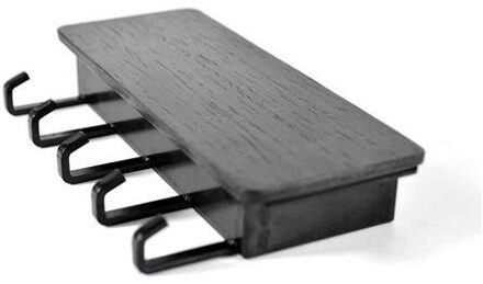 1Pc Home Muur Haak Opbergrek Sleutel Hanger Holder Opbergdoos Slaapkamer Haak Rack 5 Haken Home Decor 05