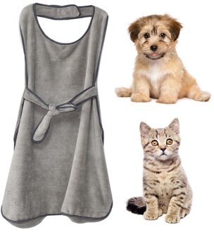 1Pc Hond Douche Handdoek Absorberende Zachte Schort Huisdier Handdoek Praktische Kat Badhanddoek Voor Hond Huisdier producten Effen Kleur