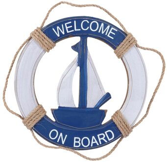 1Pc Hout Mediterrane Stijl Ornament Opknoping Decoratie Voor Home Party geassorteerd kleur 2