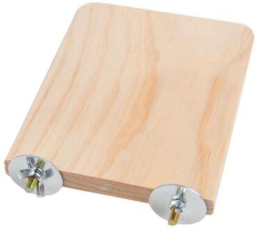 1Pc Houten Chinchilla Hamster Springplank Platform Eekhoorn Parrot Vogel Staande Platform Houten Huisdier Speelgoed Voor Hamster Papegaai