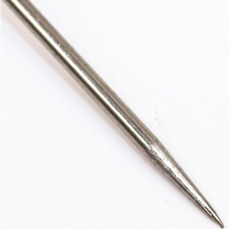 1Pc Houten Handvat Priem Positionering Boor Gereedschap Lederen Perforator Stiksels Diy Tailor Naaien Naalden Accessoires licht grijs