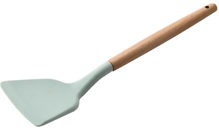 1Pc Houten Handvat Soep Lepel Spatel Borstel Schraper Pasta Server Eiklopper Non-stick Pot Keuken Koken Gereedschap keukengerei nee.3